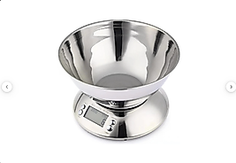 Paslanmaz Krom Hassas Mutfak Terazisi 5 kg / 1g Elektronik Tartı Mutfak Gıda